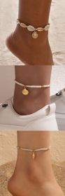 Beach Vacation Shell Anklet Bohemian Style (Option: SUIT)